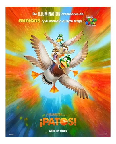 Póster Original Patos V2, Impreso Por Ambos Lados 