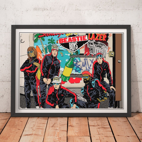 Cuadro Rock - Beastie Boys - Pop Art Poster