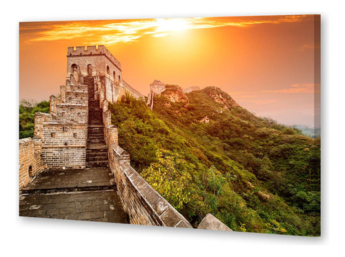 Cuadro 60x90cm Muralla China Monumento Piedra M1