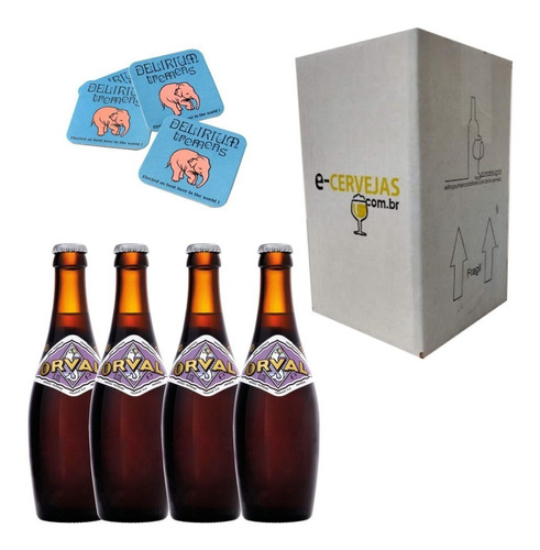 Kit Belga Cerveja Trappist Orval Para Presente