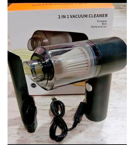 Aspiradora Inalambrica Recargable Usb Auto Casa C/luz 2 En 1