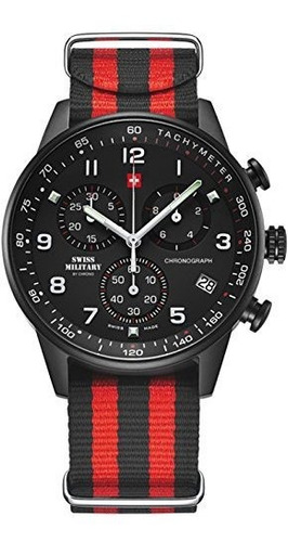 Reloj De Cuarzo Analógico Para Hombre Suizo Militar Con Braz