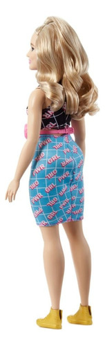 Muñeca Barbie Fashionistas #202 Curvy Con Cabello Rubio
