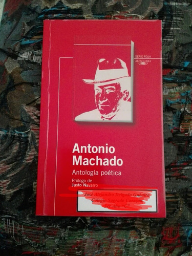 Libro Antonio Machado, Antologuia Poética, Usado.(6$)