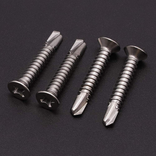 Tornillos Phillips Autoperforantes Acero Inoxidable 100 Piez