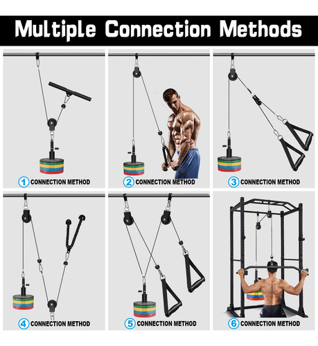Accesorios De Polea De Cable Mejorados Para Gimnasio Triceps