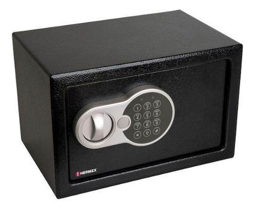 Caja fuerte Hermex 43081 con apertura electrónica color negra