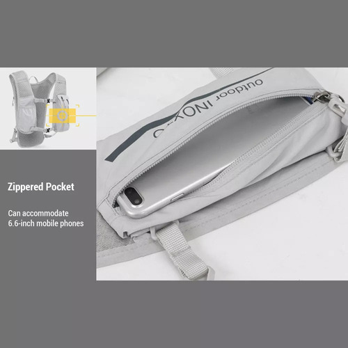 S K Chaleco Running Hydion De 5 Litros Con Bolsa De Agua De