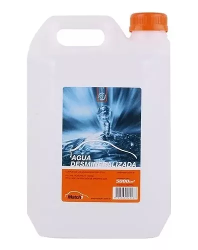 Agua Destilada Desmineralizada 5 Litros - Egs