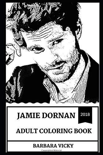 Jamie Dornan Adult Coloring Book Christian Grey From Fifty S