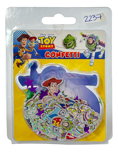 3 Paq Confetti Met Holo Toy Story Buzz Woody Decorar Mesa Z