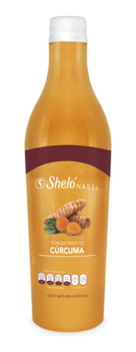 Curcuma Concentrado Con Pulpa De Fruta, 400 Ml Shelo Nabel. 