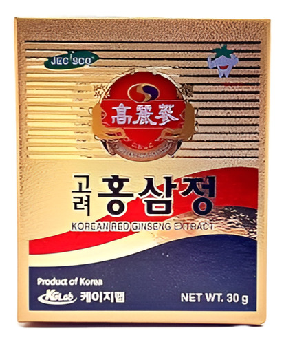 Extracto De Ginseng Rojo Coreano Premium 30g - Paquete De 5