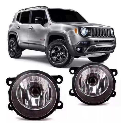 Imagem 5 de 5 de Kit Farol Milha Jeep Renegade 2020 Modelo 2021 + 2 Brindes