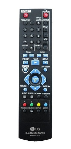 Akb72911501 Control Remoto LG Original Blu-ray Dvd Puebla