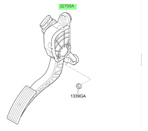 Pedal De Aceleracion Original Hyundai Verna 2020 2022