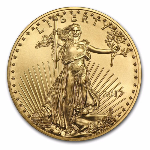 Estados Unidos 1/4 Oz. Oro Puro Gold American Eagle 2017.