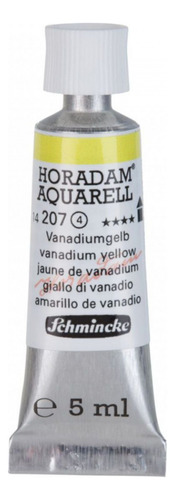 Tinta Aquarela Horadam Schmincke 5ml S4 207 Vanadium Yellow