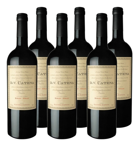 Vino Dv Catena Syrah Syrah X750cc Caja X6