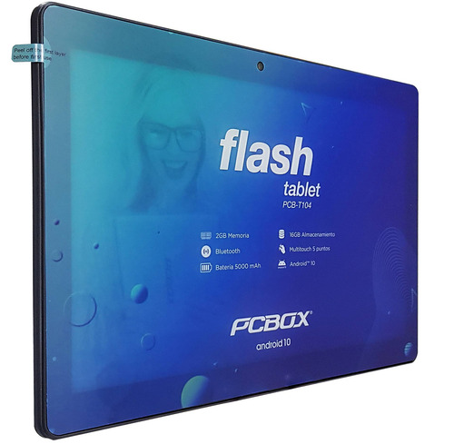 Tablet Pcbox Flash Pcb-t104+ 10.1 32gb Azul Y 2gb De Memoria Ram