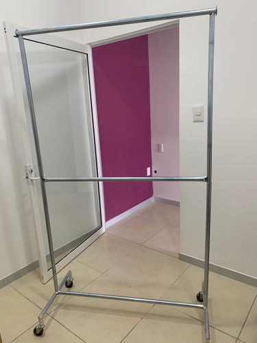 Rack Ropa Doble Nivel Viajero Desarmable Organizador 1.00