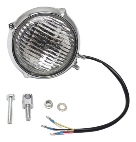 Lámpara Luz De Linterna Motocicleta Para Bobber Chopper -
