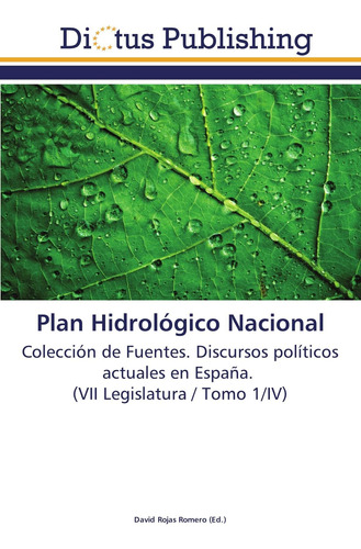 Libro: Plan Hidrológico Nacional: Colección De Fuentes. Disc