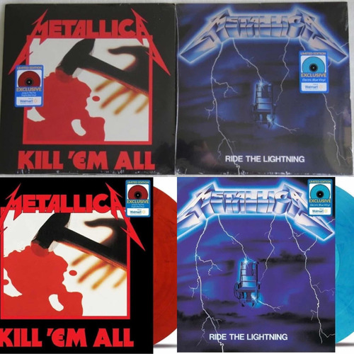 Imagem 1 de 6 de Metallica Kill + Ride Lp Vinil Colorido Walmart Exclusive 12