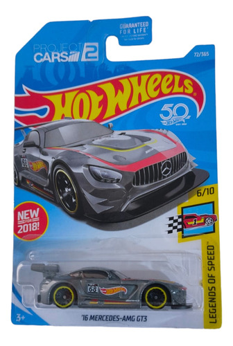 Hot Wheels Coleccion Deportivo '16 Mercedes-amg Gt3 F1 Race