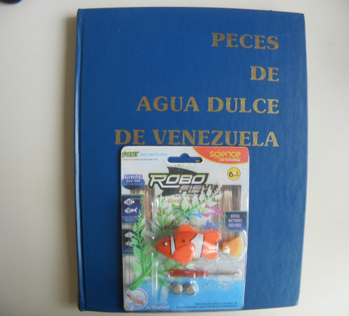 Imagen 7 de 7 de Pez Plastico Payaso Y Accesorios Con Luz Y Sonido Al Nadar