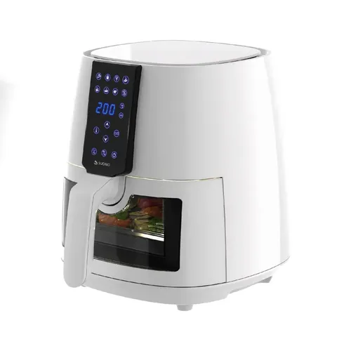 Freidora De Aire Digital Suono 3.8 Litros Sin Aceite Con Visor Transparente 8 Programas Cocina Rápida Y Saludable