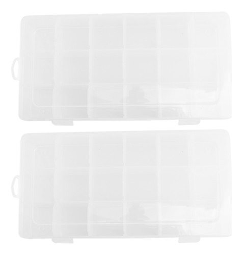 Caja De Almacenamiento Transparente Para Objetos Pequeños, 2