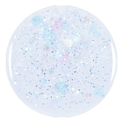 Esmalte Semipermanente Para Uñas Topcoat Glitter #1 Keila