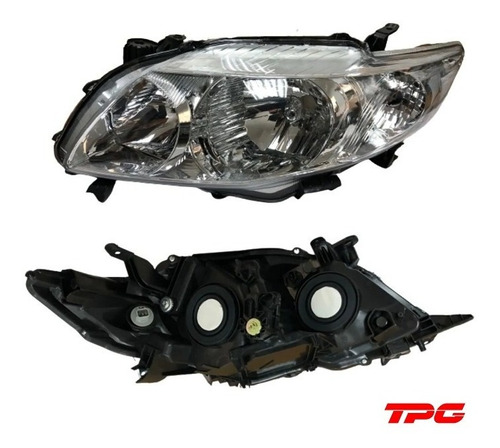 Faro Toyota Corolla Xli/ Xei/ Gli (2009-2011) · Sin Módulo