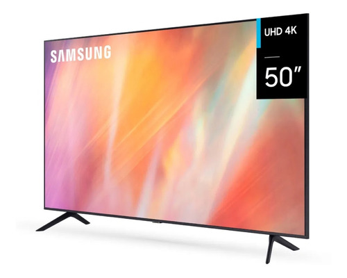 Imagen 1 de 10 de Smart Tv Samsung 50 4k Utrahd Crystal Un50au7000gczb Full
