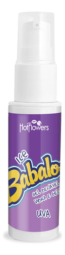 Gel Lubrificante Comestível Beijável Vibra Gela Babaloo Uva