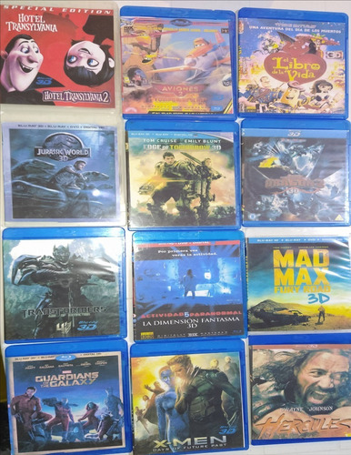 Peliculas Blu Ray 3d Nuevas Printeadas