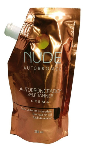 Autobronceador Nude Self Tanner Crema - - mL a $124