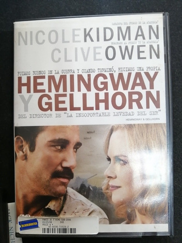 Hemingway Y Gellhorne Dvd Original 