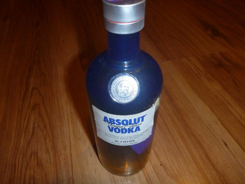 Botella Vacia Vodka Absolut De Coleccion Unica Seriada