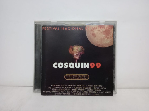 Varios Artistas- Festival Nacional Cosquin 99- Cd Argentina