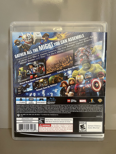 Lego Marvel Avengers Ps3 Impecável (Usado)