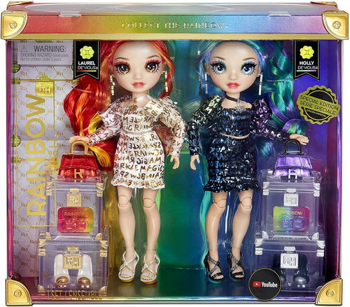 Imagem 1 de 8 de Rainbow High Laurel & Holly Devious Fashion Special Edition