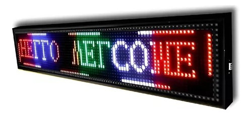 Letrero Led Luminoso Programable  100*20cm Wifi