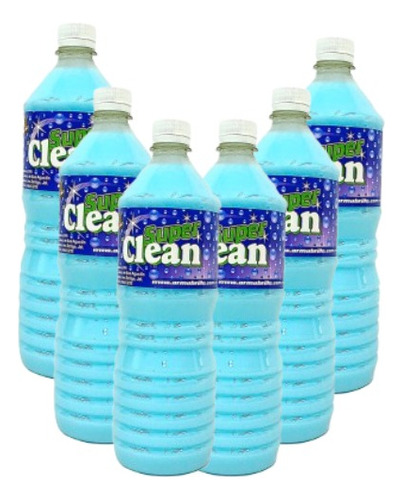 Suavizante De Ropa Tipo Suavitel (suvitex Azul) 6 Pzs 1 Lt