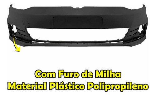 Kit Parachoque + Grades Com Furo Prata Fox 2015 2016 A 2020