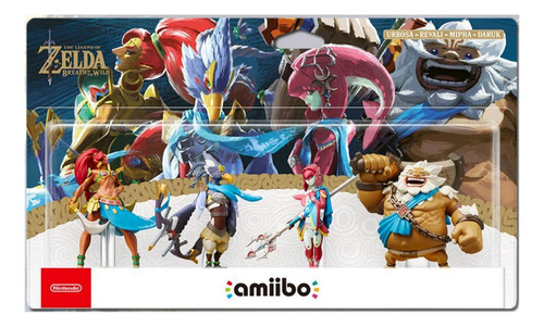 Amiibo Urbosa Revali Mipha Daruk Zelda Breath Of The Wild