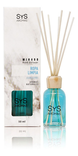 Estuche Ambientador Mikado Ropa Limpia 50ml Sys Aromas