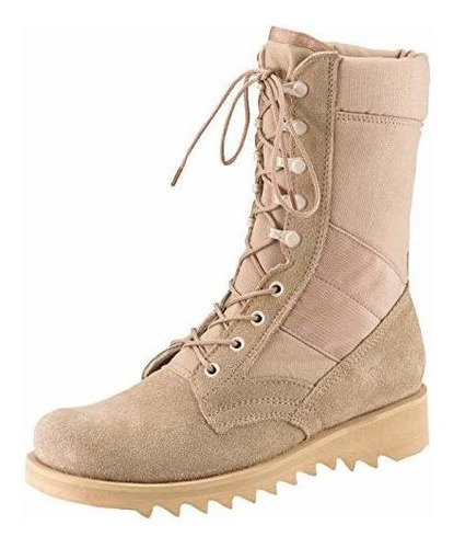 Rothco G.i. Botas Tipo Jungla Con Suela Ondulada Desert Tan