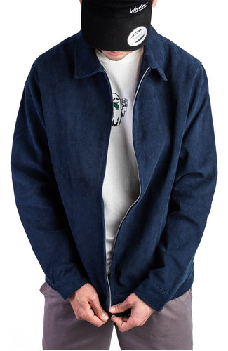 Imagen 4 de 6 de Campera Woodoo Coupe Cord Jacket-azul